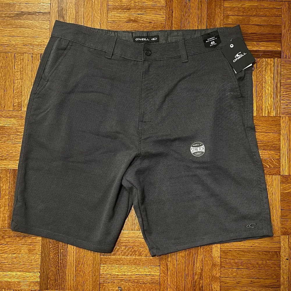 O'Neill Men's Cooper‎ Hybrid Shorts Size 40 NWT Standard Fit Gray